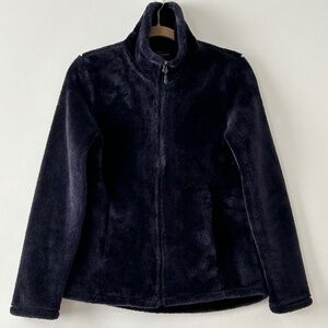 32 Degrees Navy Blue Plush Fleece Zip Up Jacket